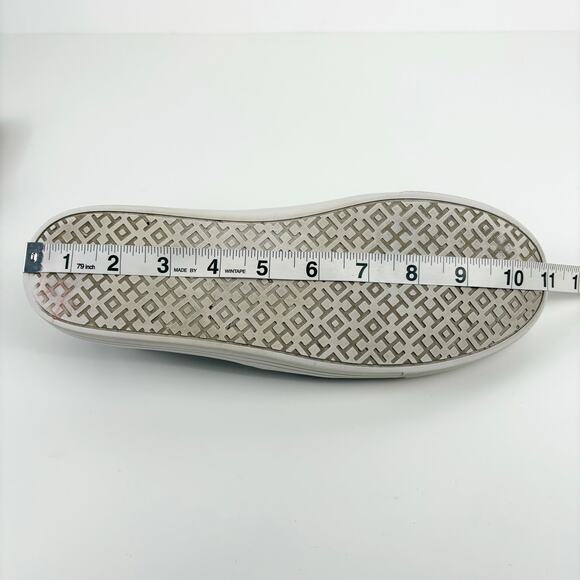 Tory Burch Jesse Quilted Leather Slip On Sneaker Black Size 10 Loafer Flats Logo - Picture 16 of 16